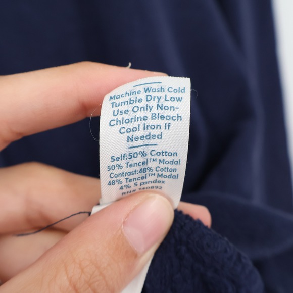 Marine Layer Afternoon Hoodie Mens M Navy Full Zip Classic Staple Casual Weekend - Picture 13 of 16